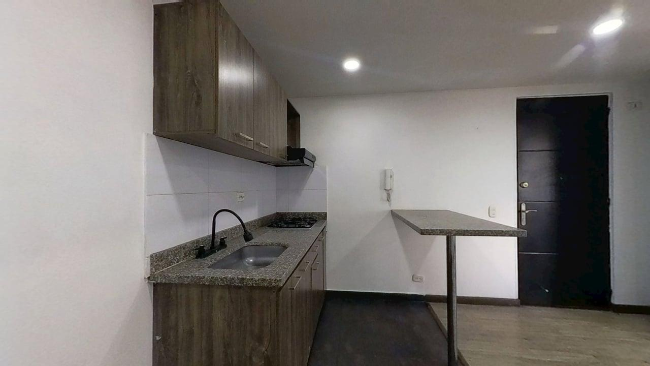 Apartamento de 1 alcoba en venta en Quiroga, Bogotá, 33 m² · foto 4 de 15