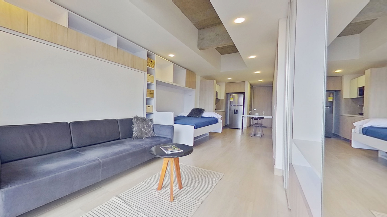 Apartamento de 1 alcoba en venta en Sagrado Corazon 2, Bogotá, 31 m² · foto 8 de 11
