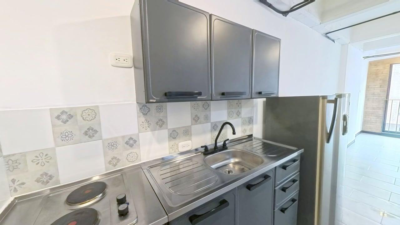 Apartamento de 1 alcoba en venta en Los Alcazares, Bogotá, 24 m² · foto 9 de 24