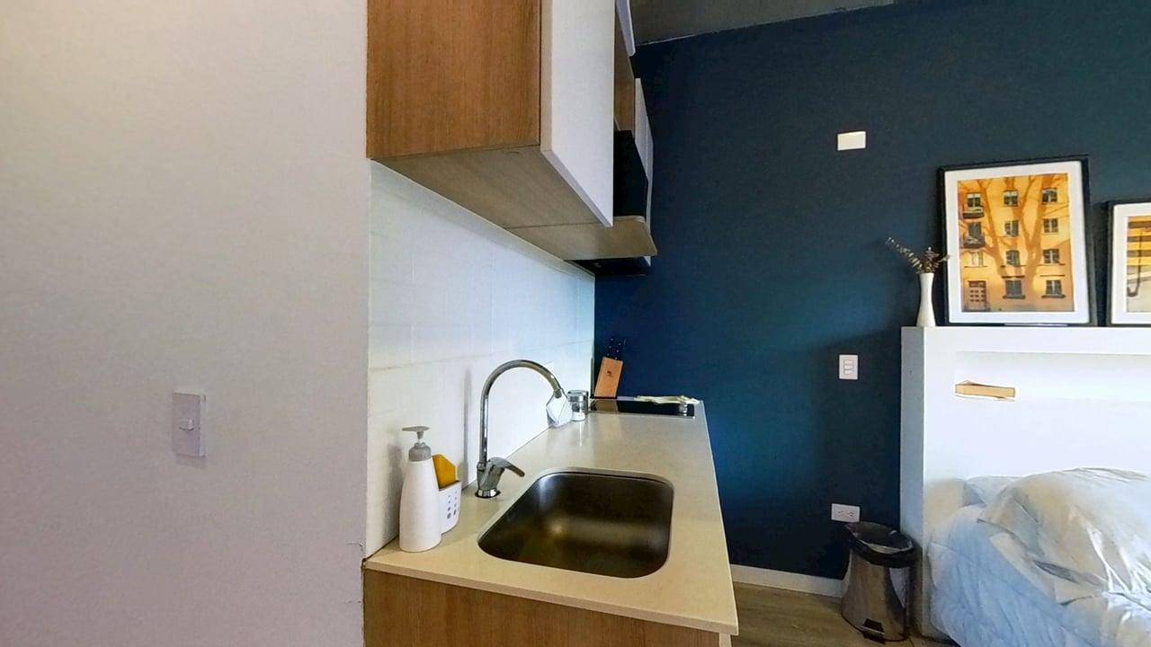 Apartamento de 1 alcoba en venta en Chapinero, Bogotá, 23 m² · foto 3 de 14
